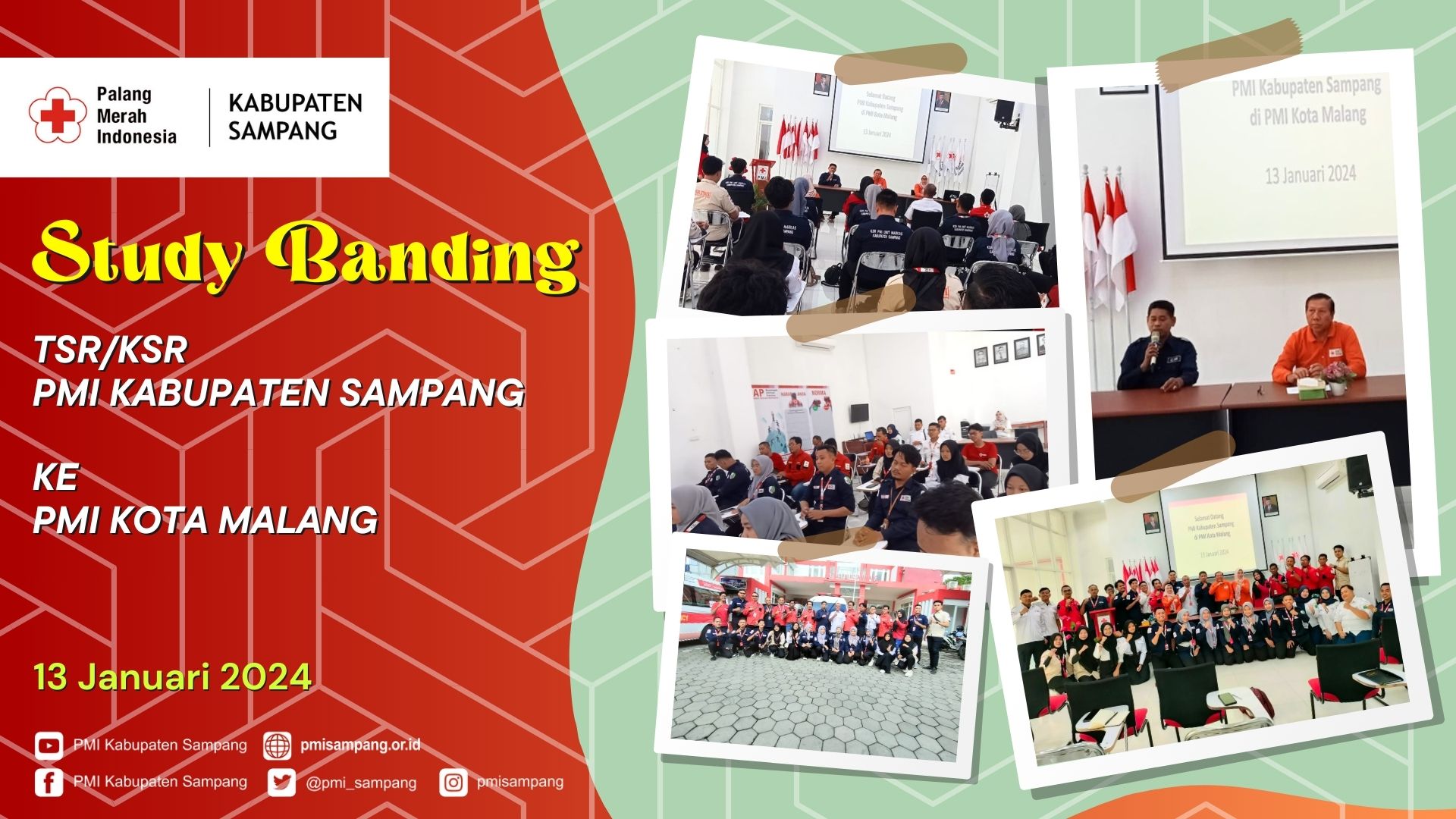 Studi Banding KSR Dan TSR PMI Kabupaten Sampang Ke PMI Kota Malang PMI Kabupaten Sampang